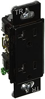 Lutron SCRS-20-TR-MN Satin Colors 20-Amp Duplex Tamper Resistant Receptacle Midnight by Lutron