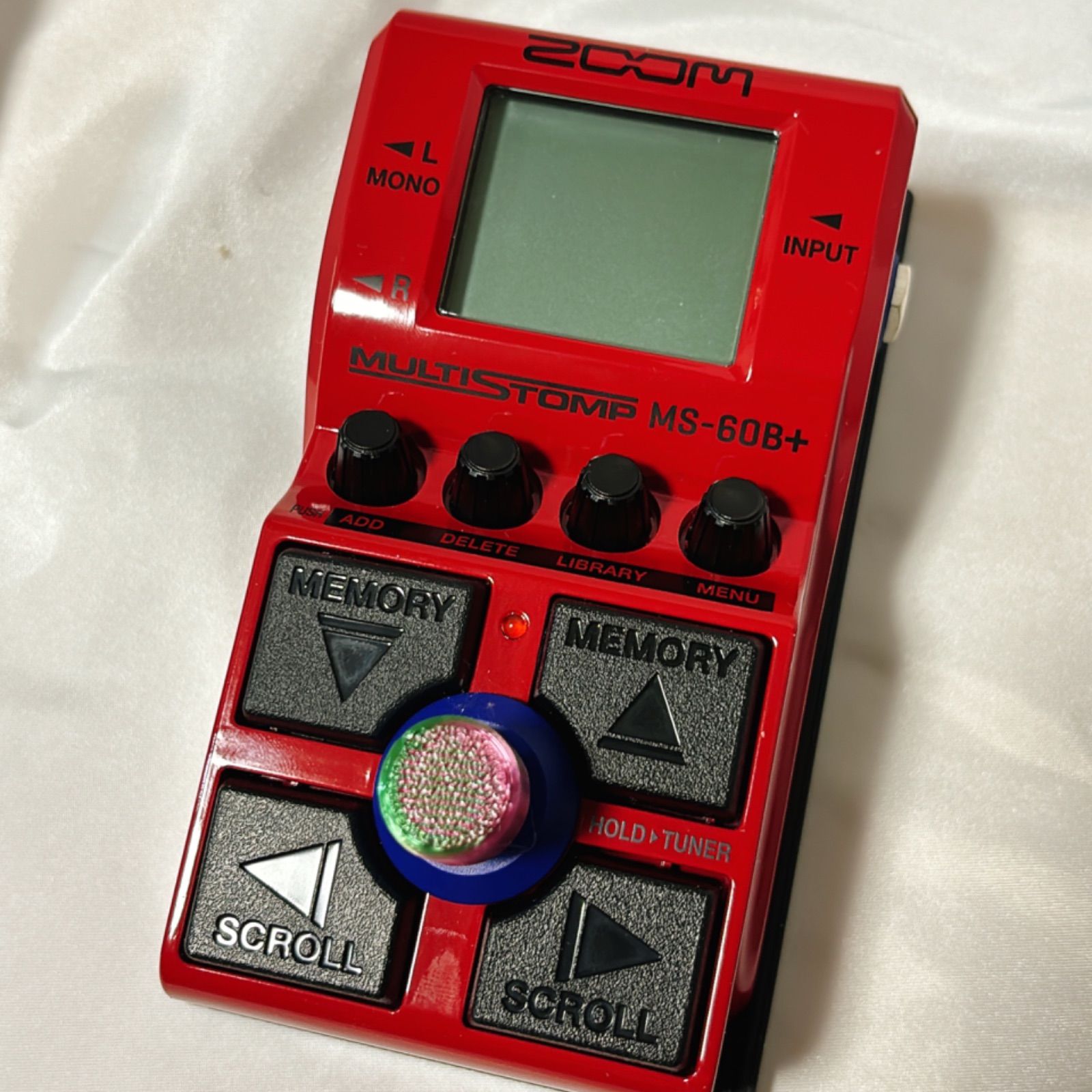 Zoom MS-60B+台座＆スイッチキャップ（取付台／下駄／マジックテープ台