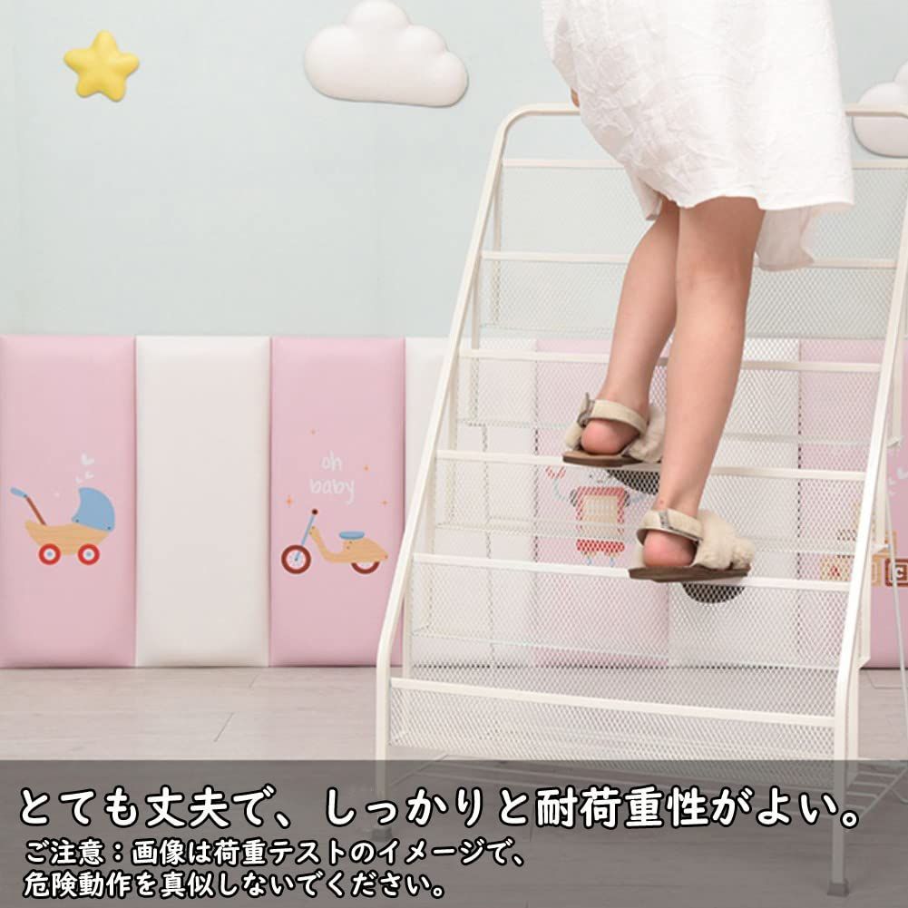 ユニフォーム スタンド鉄骨製 ファッション 大容量フロア 応接室 文学展示ラック 学校 図書館 小冊子 店舗業務用 カタログラック Black マガジンラック組立不要 5層 上質で快適。