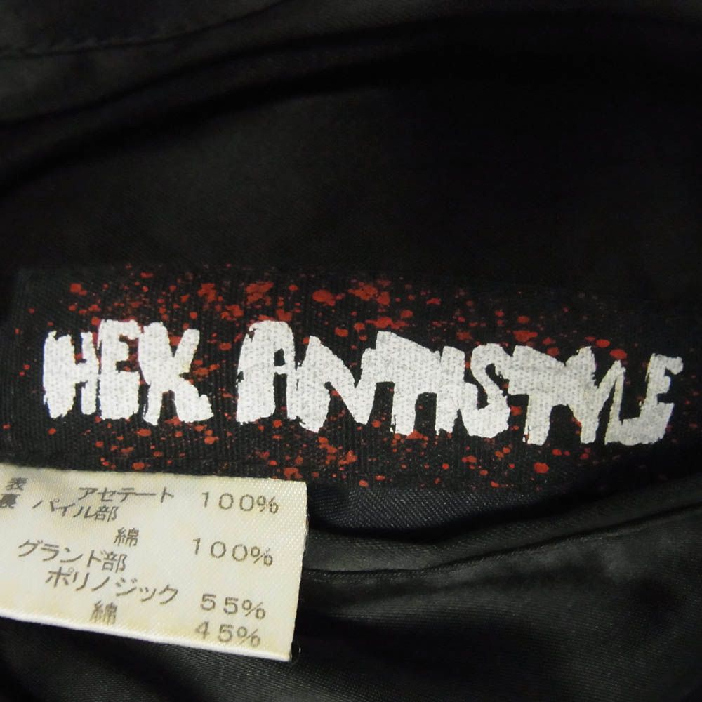 HEX ANTISTYLE ヘックスアンチスタイル Reversible Logo Embroidery