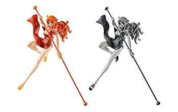【中古】ワンピース BANPRESTO WORLD FIGURE COLOSSEUM 造形王頂上決戦 vol.6 ナミ 全２種セット (通常カラー＆原型カラー) z2zed1b