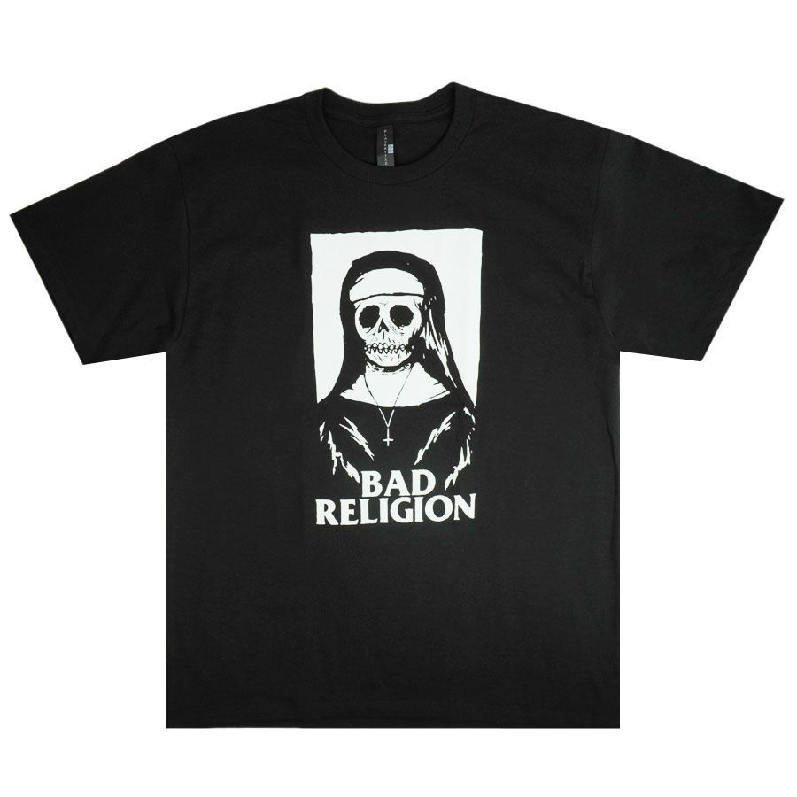 メンズ Tシャツ BAD RELIGION TEE バッドレリジョン バンドTシャツ スカル シスター モノクロ ミクスチャー ホワイト 白 ブラック  黒 男女兼用 半袖 アーティスト パンク PUNK メロコア ハードコアバンT ミュージックT - メルカリ