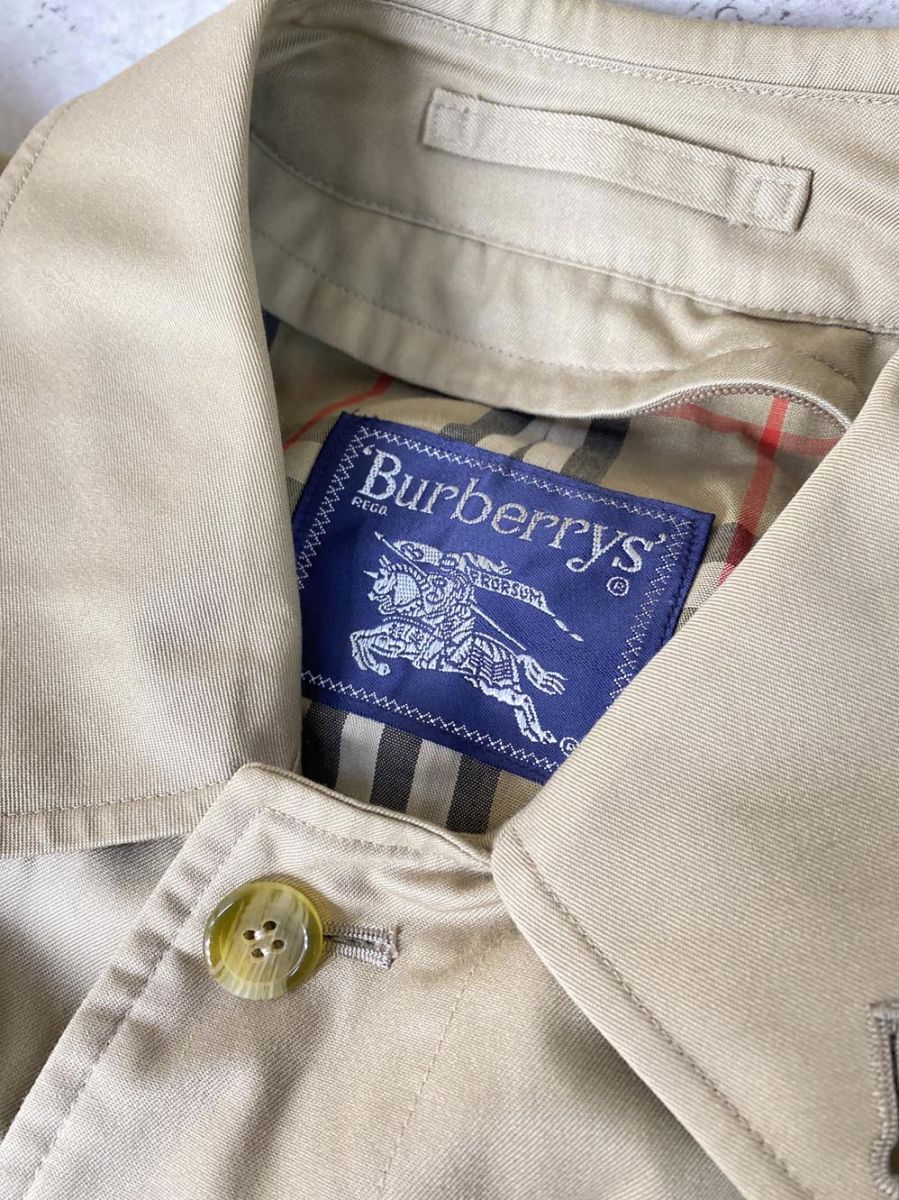 【美品】BURBERRY BRIT トレンチコート Sサイズ burberrys バーバリーズ トレンチ コート size36/ベージュ