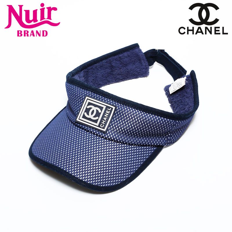 CHANEL シャネル その他帽子 コットン スポーツライン サンバイザー