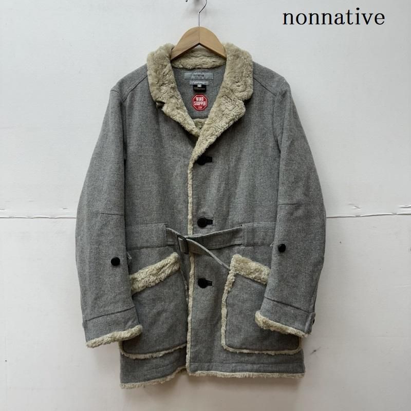 nonnative ノンネイティブ コート 08AW ゴアテックス WINDSTOPPER ツイード 裏ボア ハンティング コート