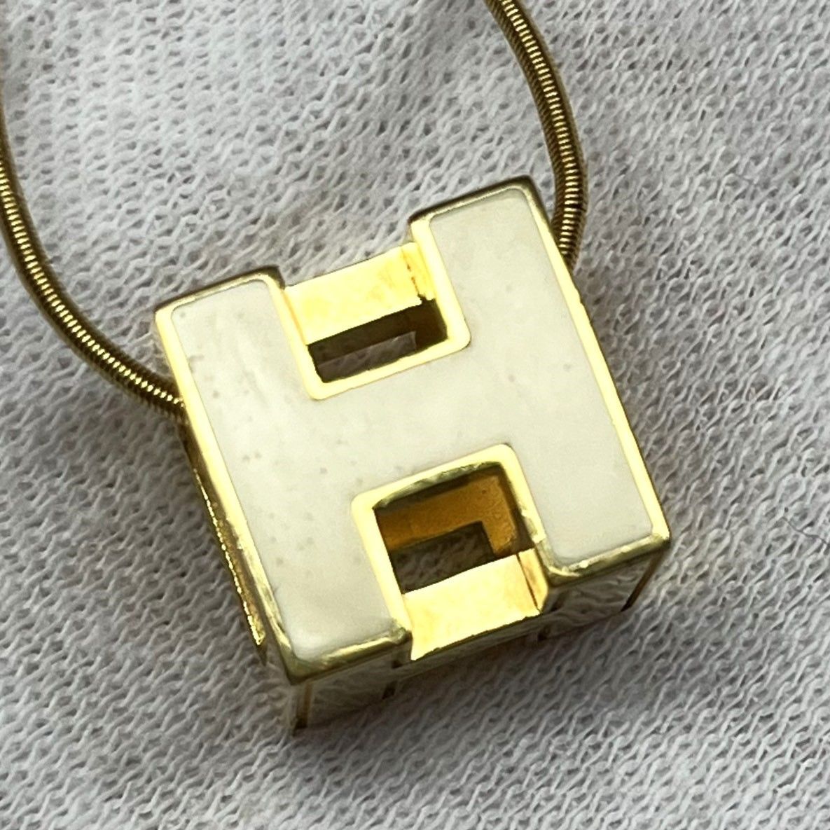 値下げ！HERMES エルメス カージュドアッシュ Hキューブ
