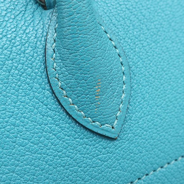 エルメス HERMES 2WAYバッグ ボリード27 シェーブル ターコイズ