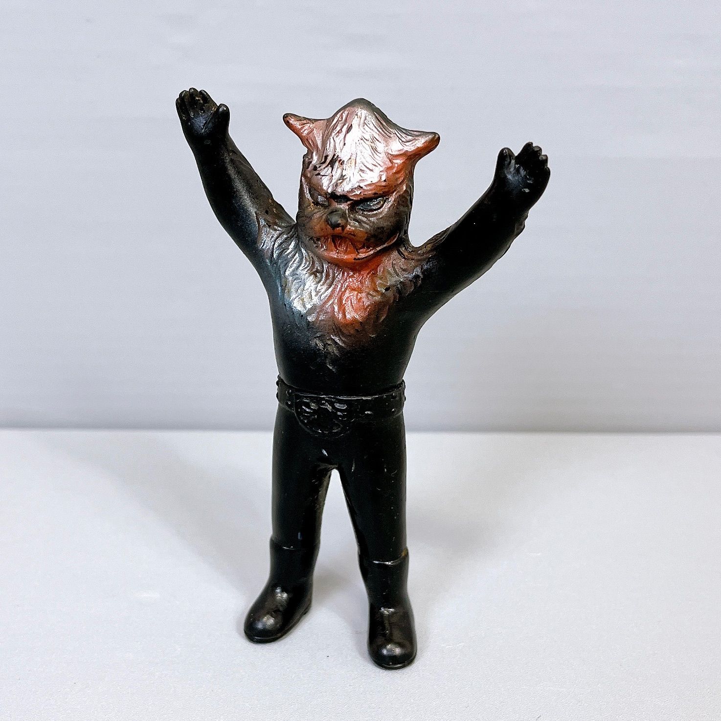 【超貴重】 当時物　ミニソフビ　怪人オオカミ男　仮面ライダー　狼男　ポピー 超貴重】 当時物 ミニソフビ 怪人オオカミ男 仮面ライダー 狼男