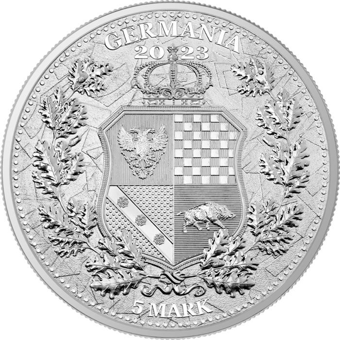 2025 ゲルマニア 銀貨 純銀 カプセルと証明書付き BU 完全未使用品 2025 ゲルマニア 銀貨 純銀 カプセルと証明書付き BU 完全未使用