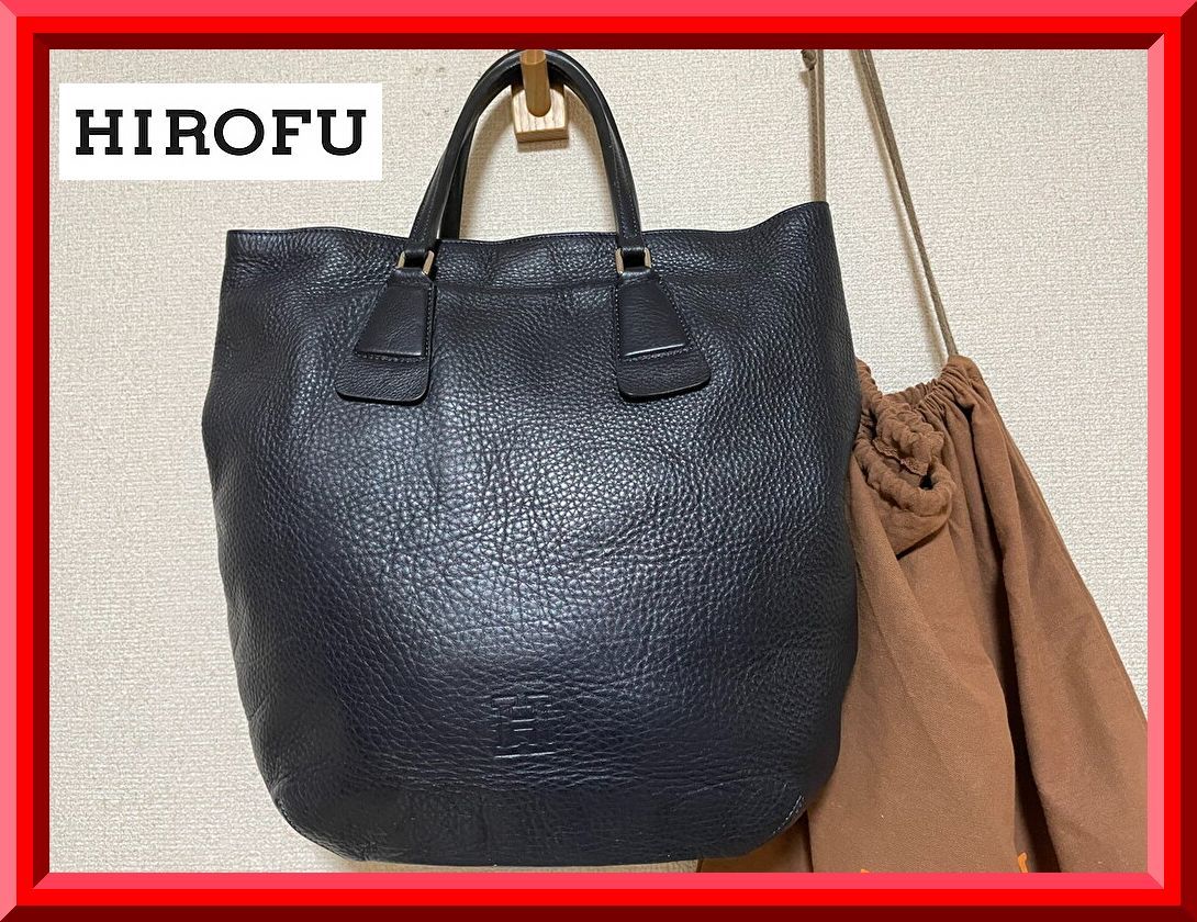 HIROFU ヒロフ バッグ 大容量 レザーバッグ - メルカリ