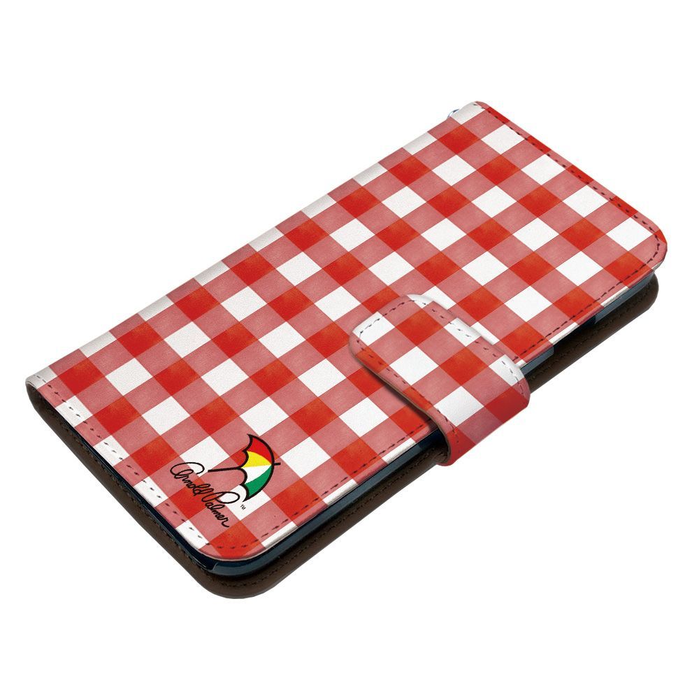 アーノルドパーマー ライセンス AQUOS sense9 SH-M29 ケース 手帳型 スマホケース [デザイン:58.チェックレッド/マグネットハンドあり] Arnold Palmer おしゃれ 大人