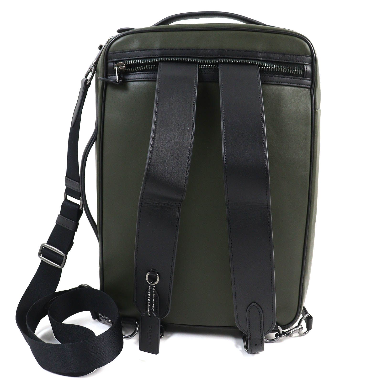 極美品】コーチ グラハム ユーティリティ ダブルジップ ボディバッグ