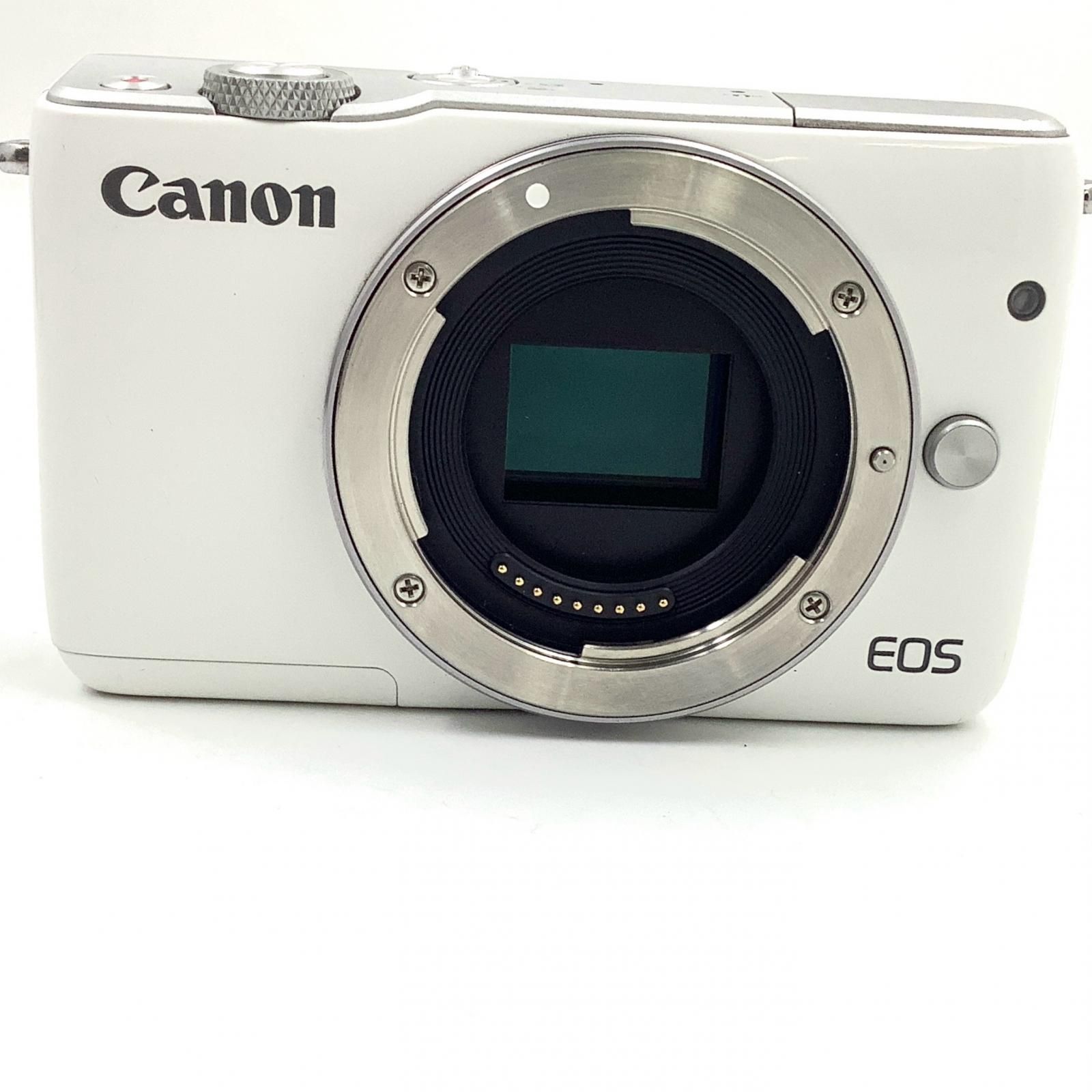 Canon デジタル一眼 EOS M10 ダブルズームキット ホワイト 動作 済 全額返金保証 最速発送