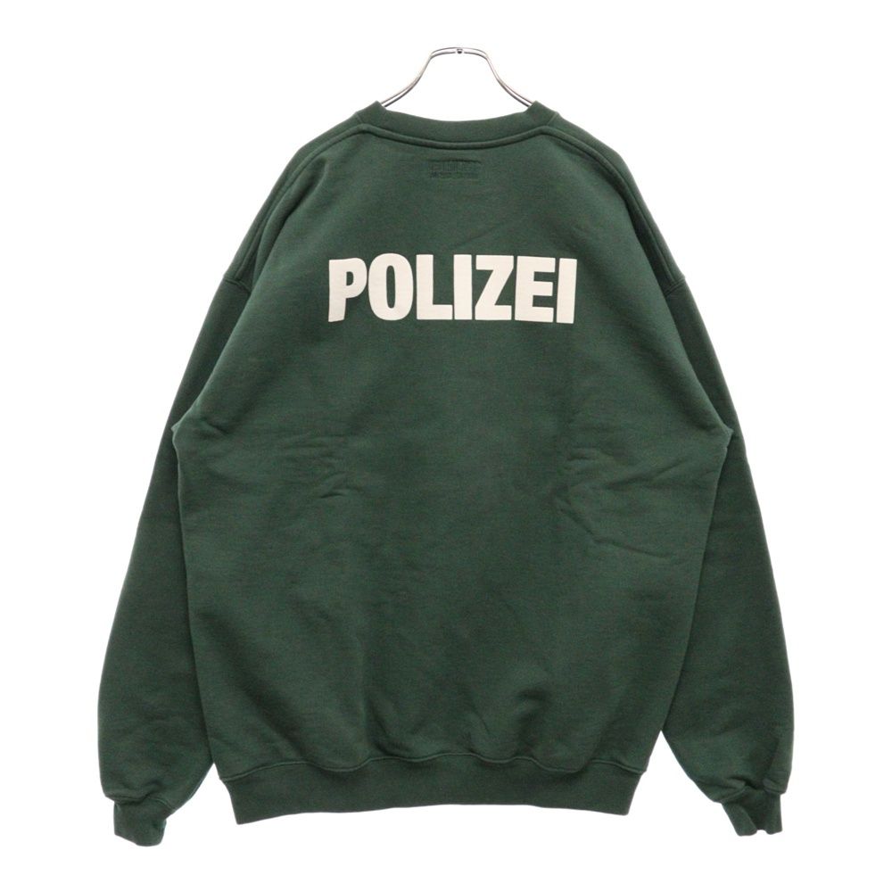 VETEMENTS (ヴェトモン) 22AW POLIZEI CREW SWEAT ポリス プリント  