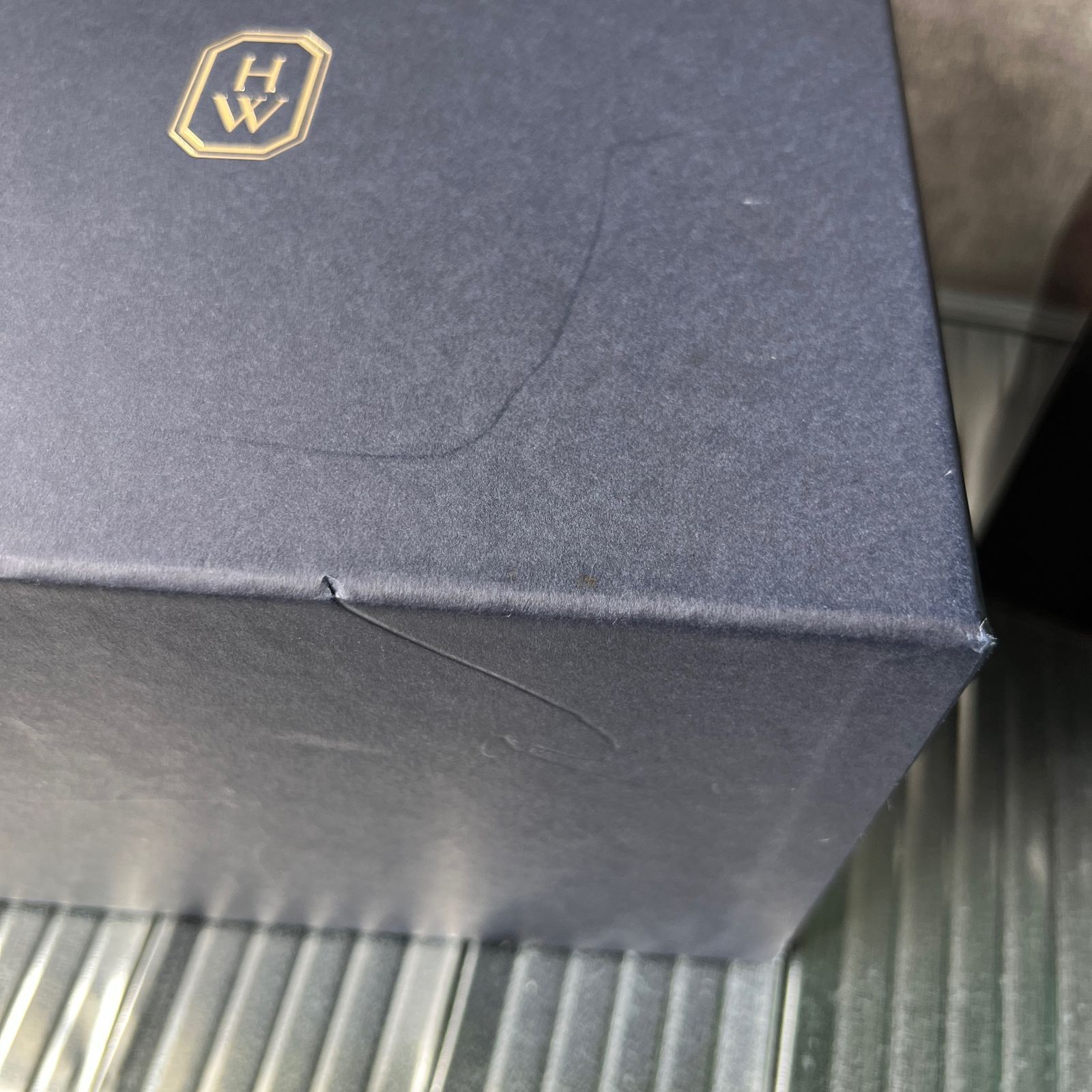 ハリーウィンストン　空箱　美品 ハリーウィンストン HARRY WINSTON 空箱 時計ケース BOX ハードケース