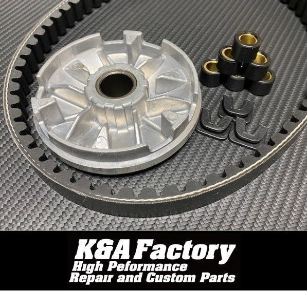 KN企画強化ベルト/ハイスピードプーリーセット ズーマーAF58 ラッカス | KN企画 ズーマー ZOOMER AF58 補修プーリーキット ベルト