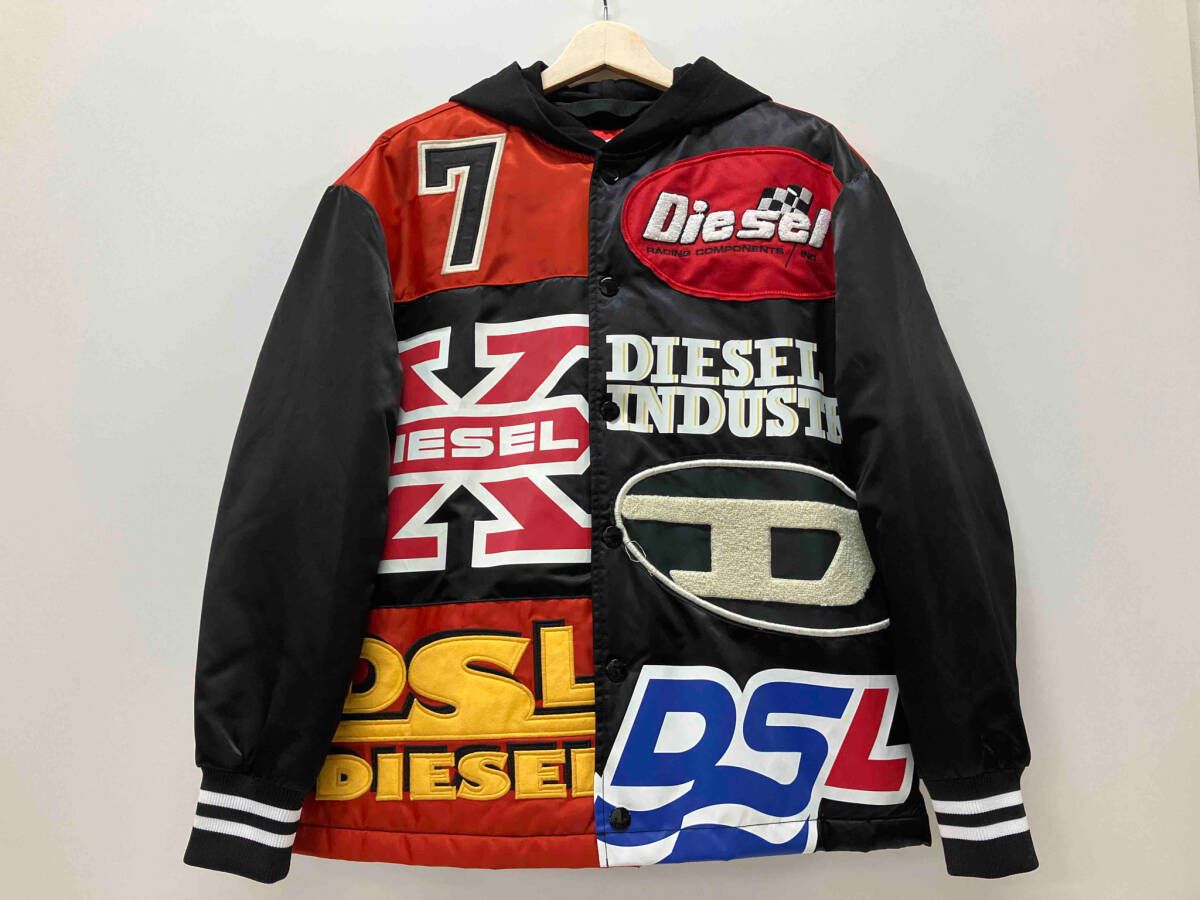 DIESEL ディーゼル J-BULC-PATCH JACKET スタジャン ナイロン ワッペン
