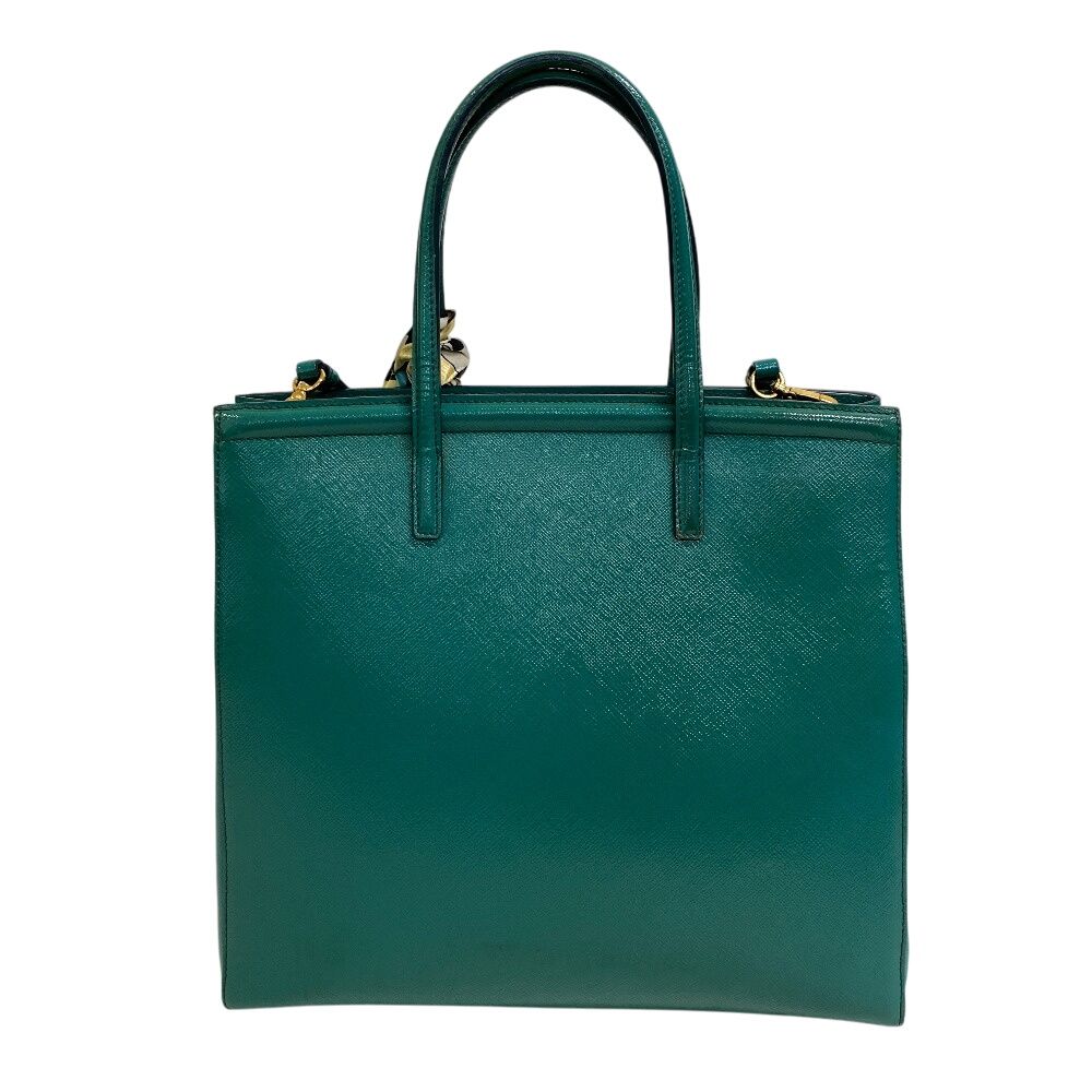 プラダ PRADA ハンドバッグ サフィアーノヴェルニ 2way BN2411 グリーン PRADAプラダ BN2411 サフィアーノヴェルニ 2way ハンドバッグ バッグ