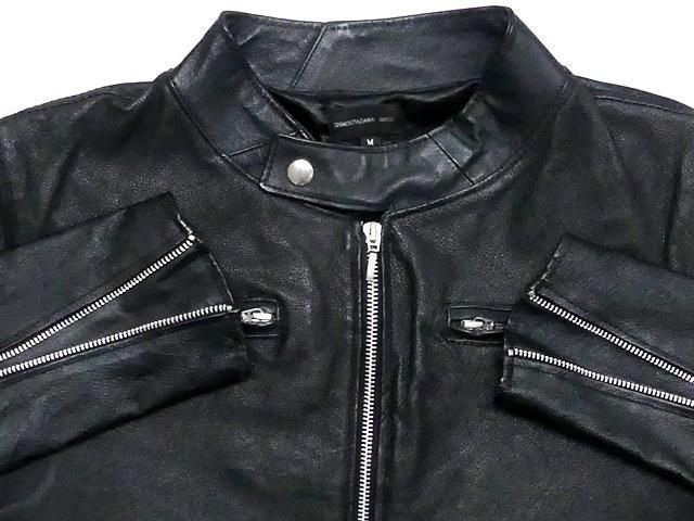 ライダースジャケット 黒 楽天市場】ライダースジャケット メンズ モード系 レザー