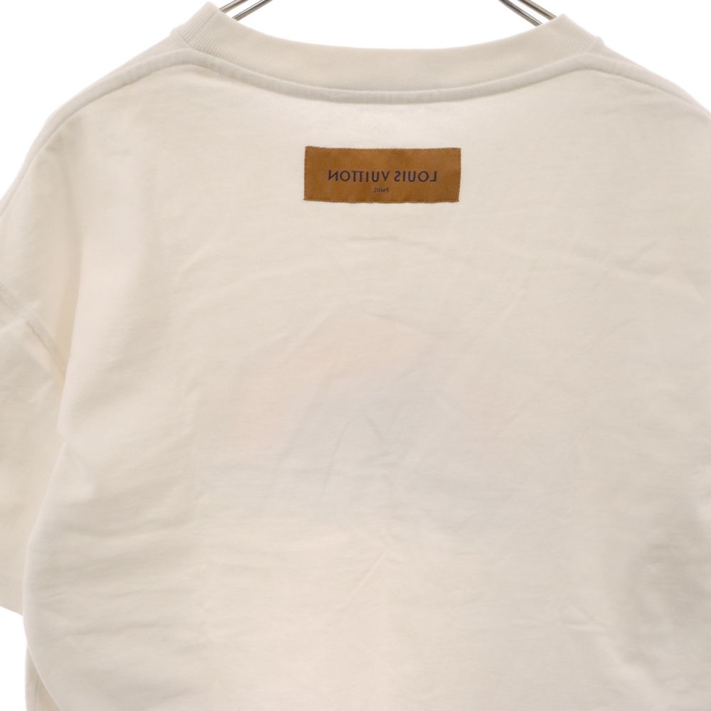 LOUIS VUITTON (ルイヴィトン) 23SS レインボープリンテッド フロントプリント 半袖Tシャツ カットソー ホワイト RM231  NPL HOY78W