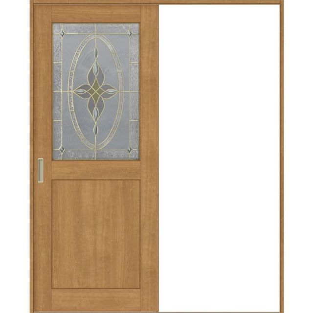 ラシッサS 室内引戸 Vレール方式 片引戸2枚建て ASKD-LWB 鍵なし 2420 W：2,432mm × H：2,023mm ノンケーシング / ケーシング LIXIL リクシル TOSTEM DIY オーダーサイズ リクシル ラシッサＳ 室内引戸 Vレール方式