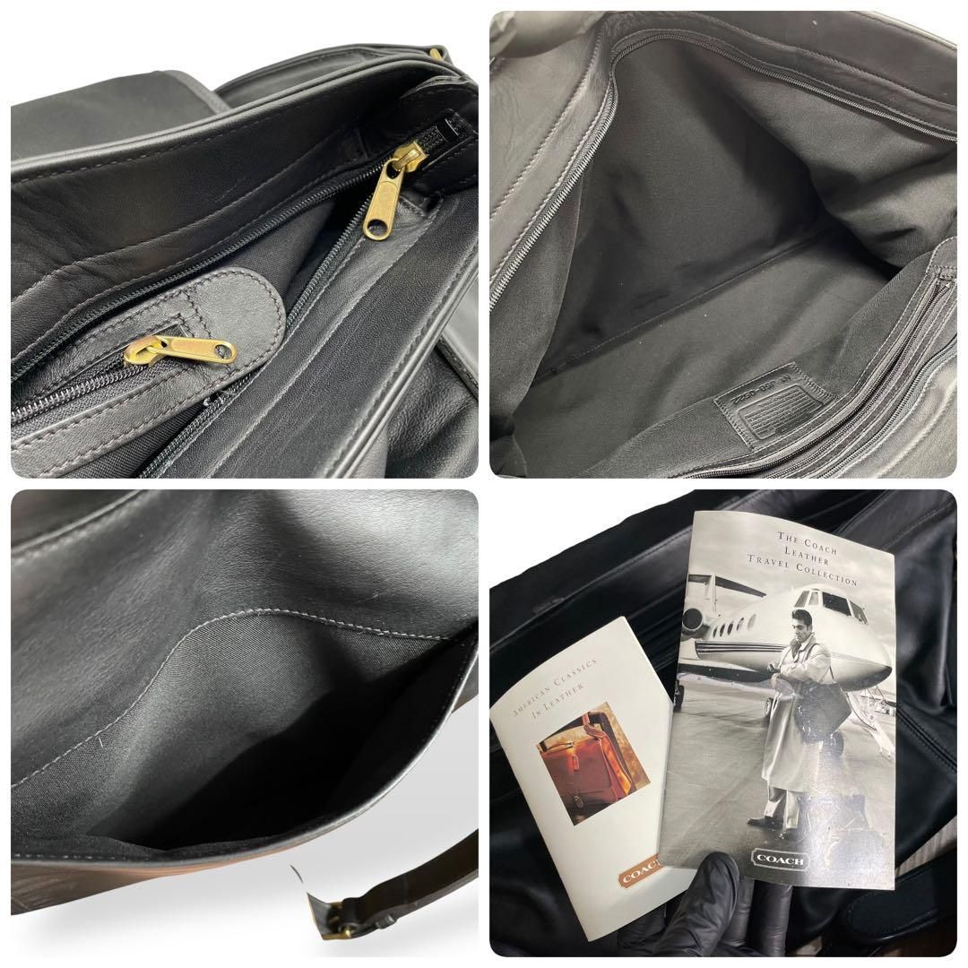 【希少・極美品】オールドコーチ ボストンバッグ 2way キャンバス レザー 極美品 COACH 超レア オールドコーチ USA製 2way ボストン