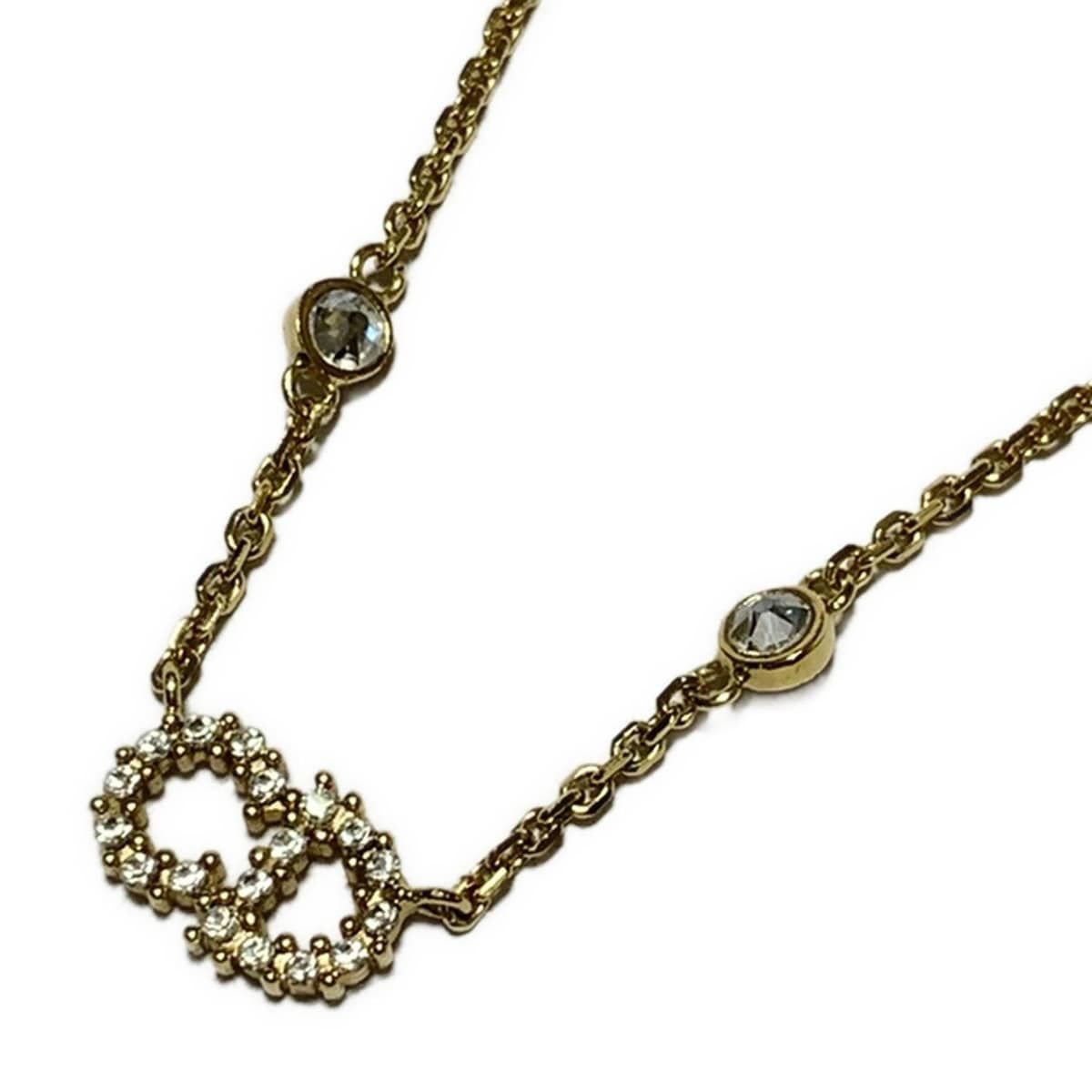 ディオール/クリスチャンディオール ネックレス美品 CLAIR D