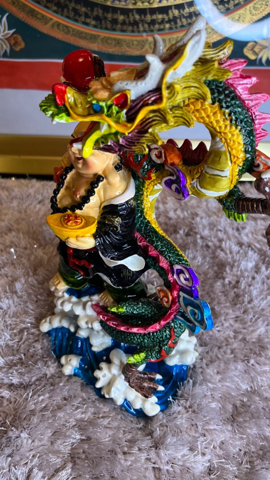 布袋様と龍神様 布袋様と龍神様