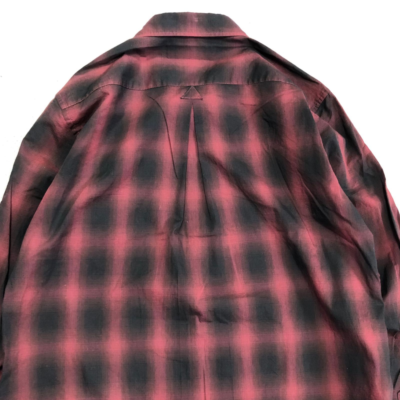 RUDE GALLERY LONG SHIRT ロングシャツ オンブレチェック