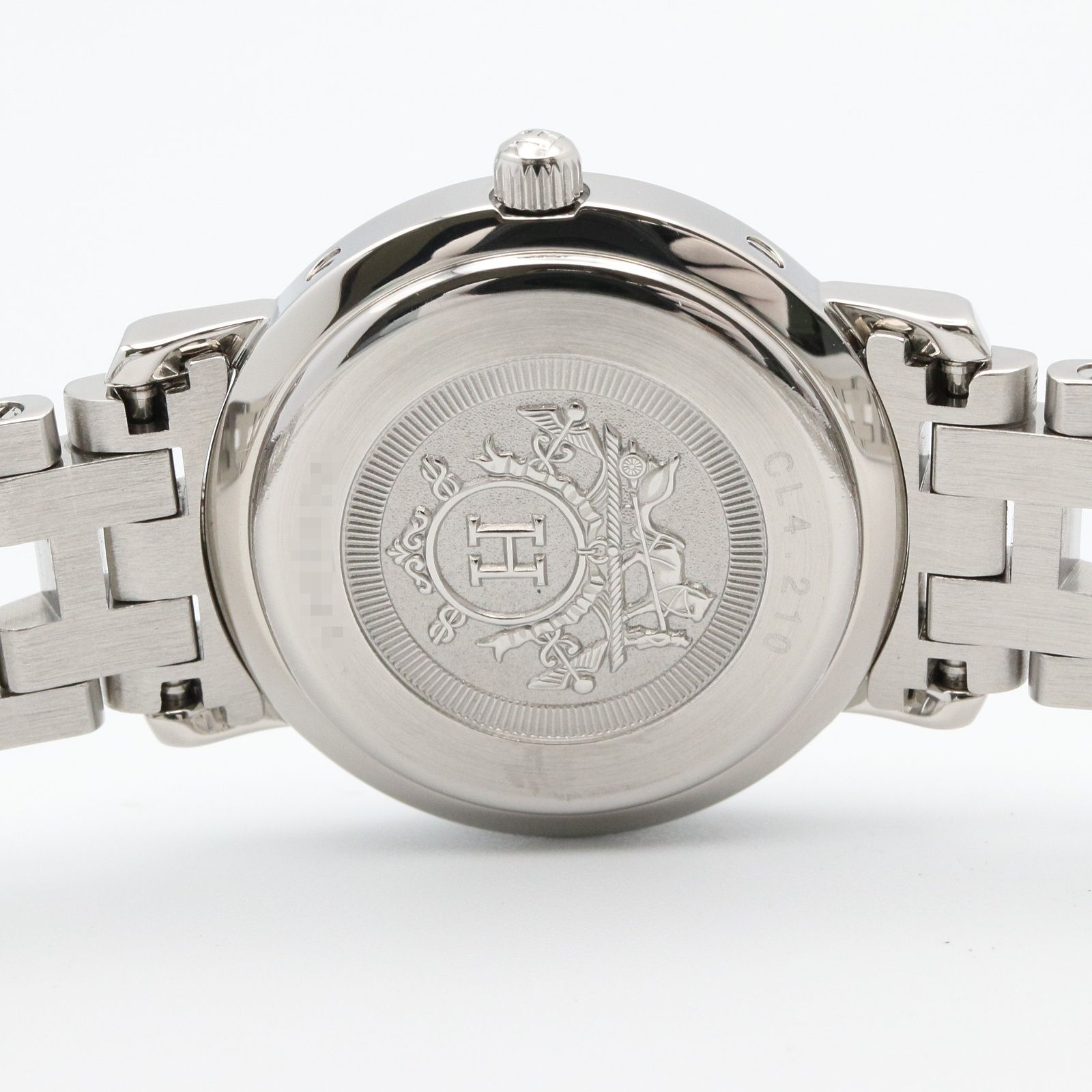 エルメス HERMES クリッパーナクレ 腕時計 時計 ステンレススチール  