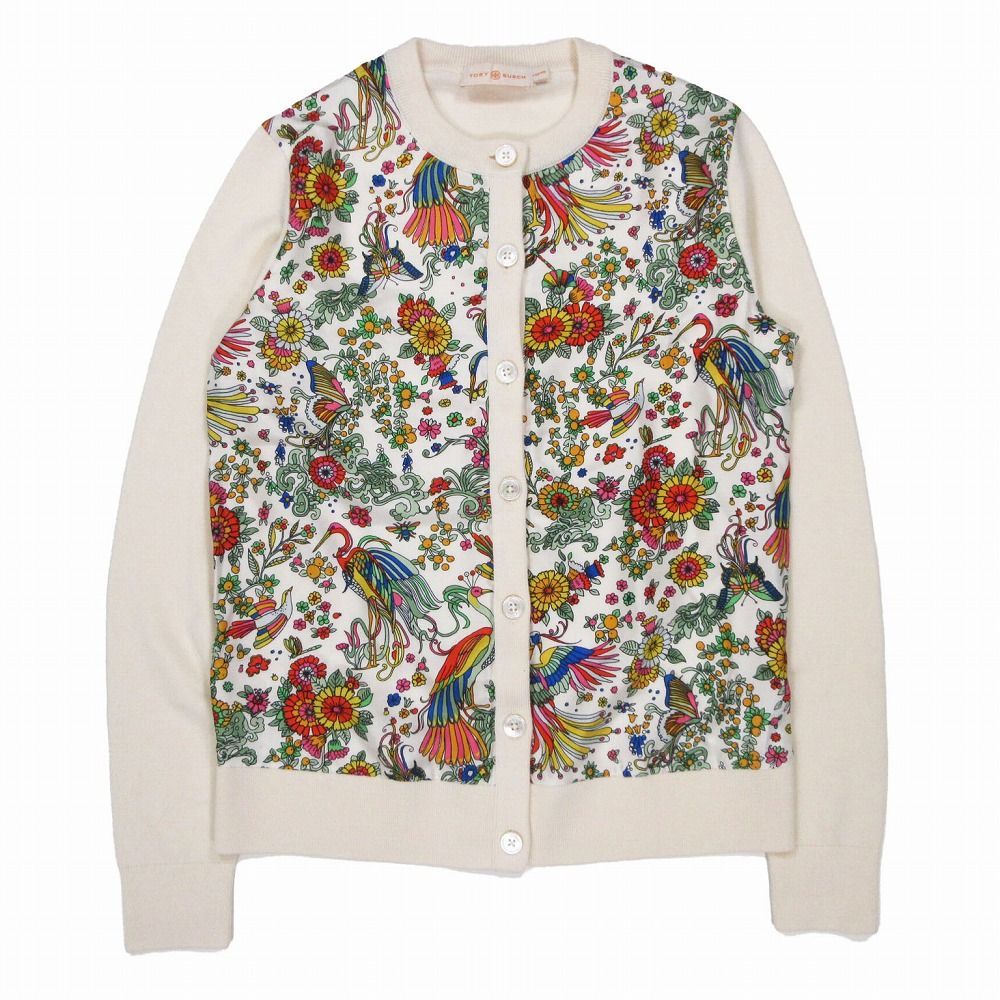 TORY BURCH 花柄　長袖　カーディガン TORY BURCH 花柄 カーディガン 長袖