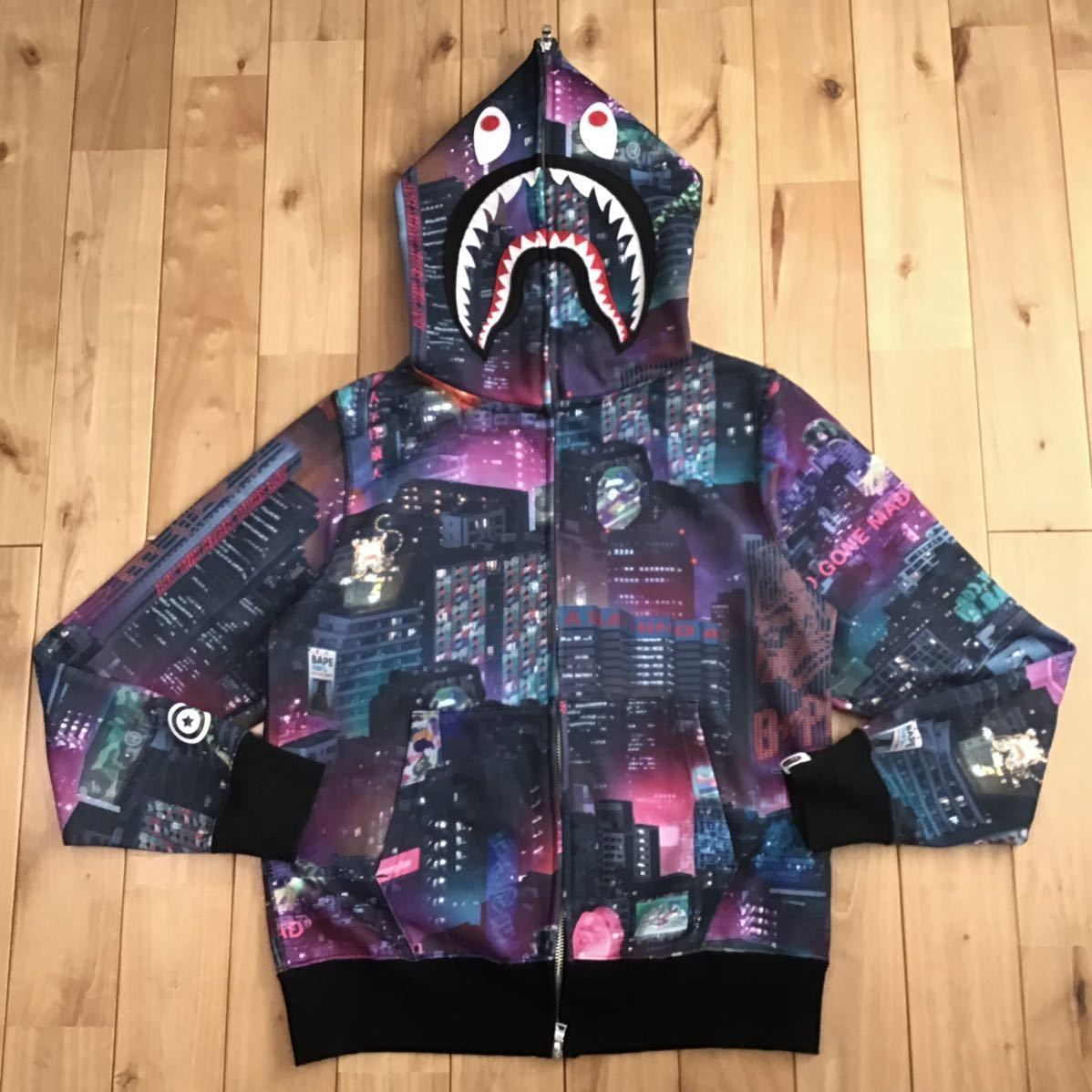 bape mastermind japan ベイプ エイプ シャーク パーカー