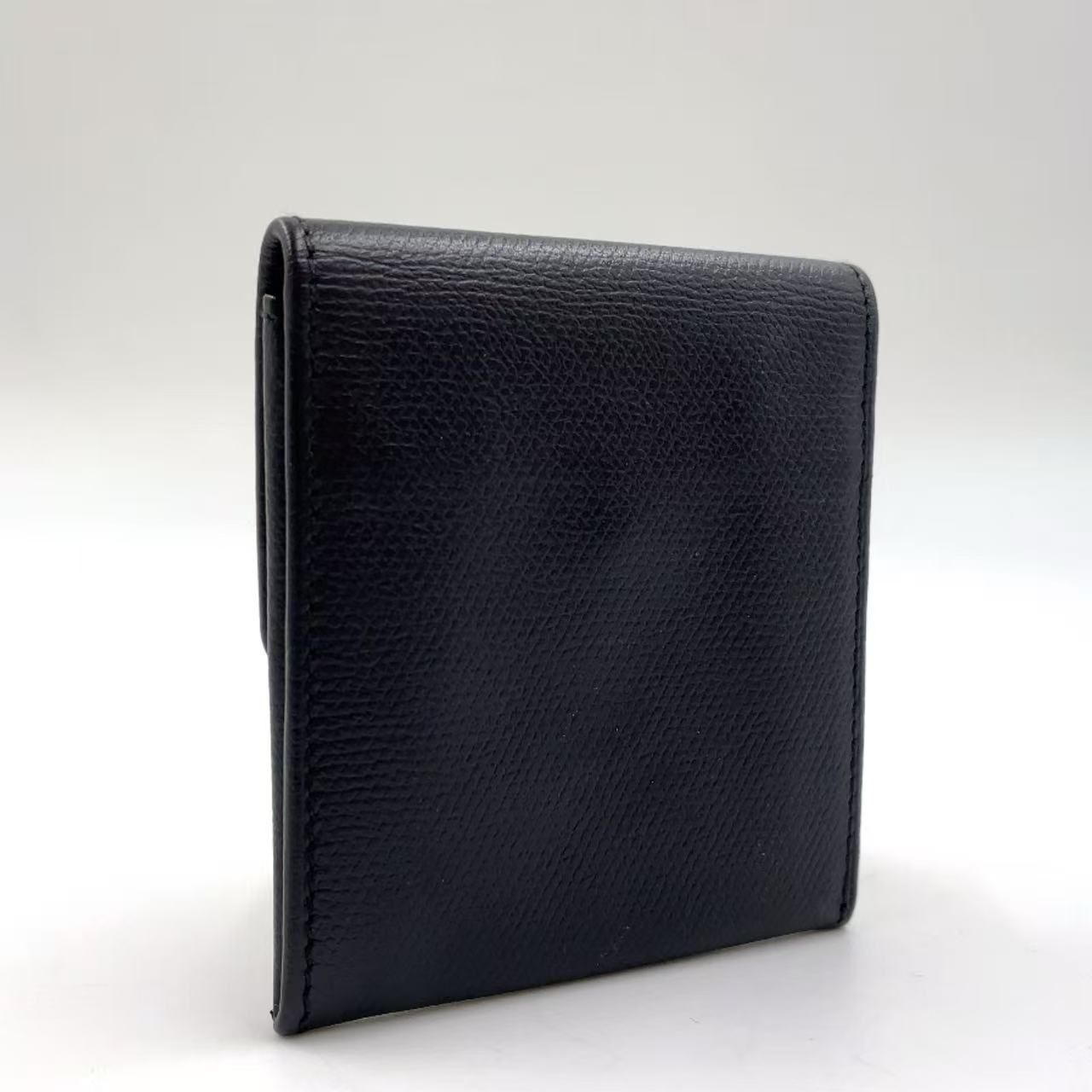 CHANEL ココマーク コインケース シリアル不明 レザー ブラック ポーチ ゴールド