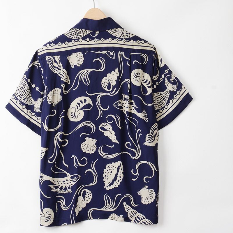 サンサーフ アロハシャツ CASTING NET SS33872 サイズXS