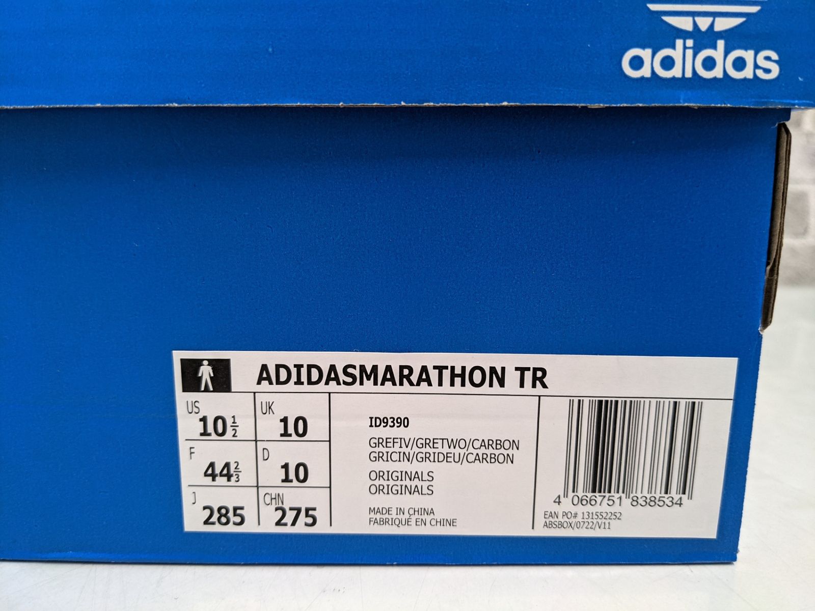 フェンディ★タグ グレーマラソン（ メンズ） アディダス マラソン TR adidas MARATHON TR グレーファイブ
