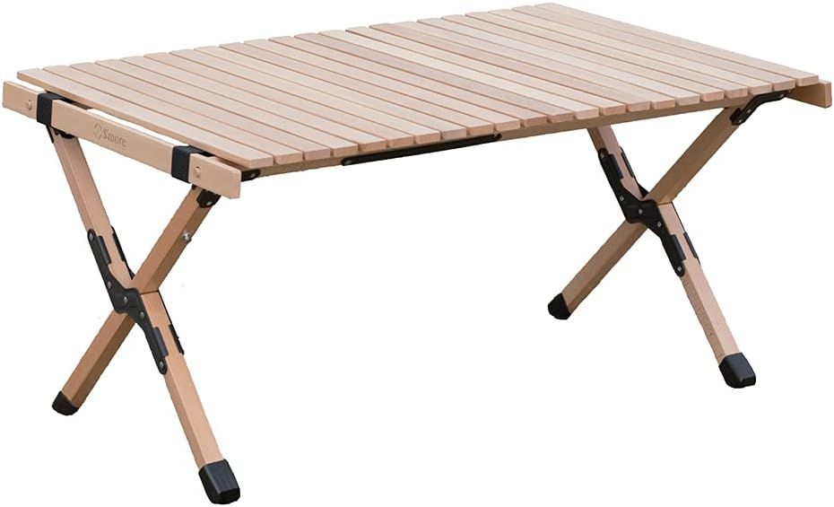 S'more(スモア) Woodi Roll Table キャンプ テーブル ウッドロール