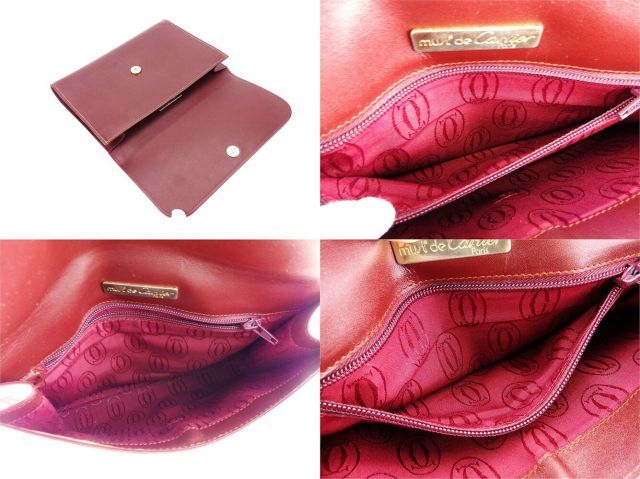 Cartier カルティエ クラッチバッグ ボルドー レディース 楽天市場】【お値引き】Cartier カルティエ クラッチバッグ
