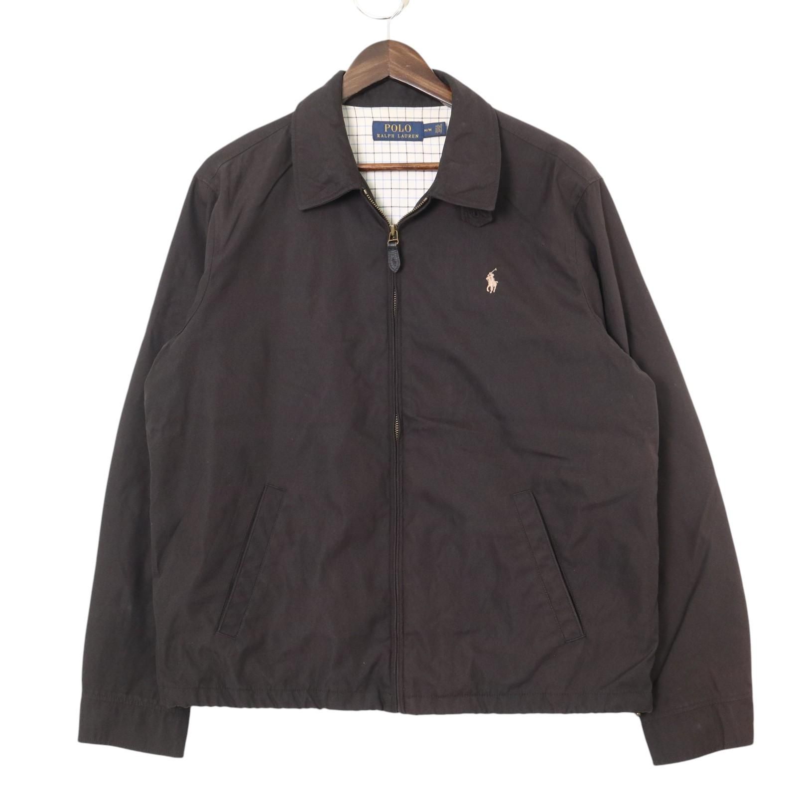 Polo by Ralph Lauren ポロ ラルフローレン スイングトップ ブラック (メンズ M) 中古 古着 A4163