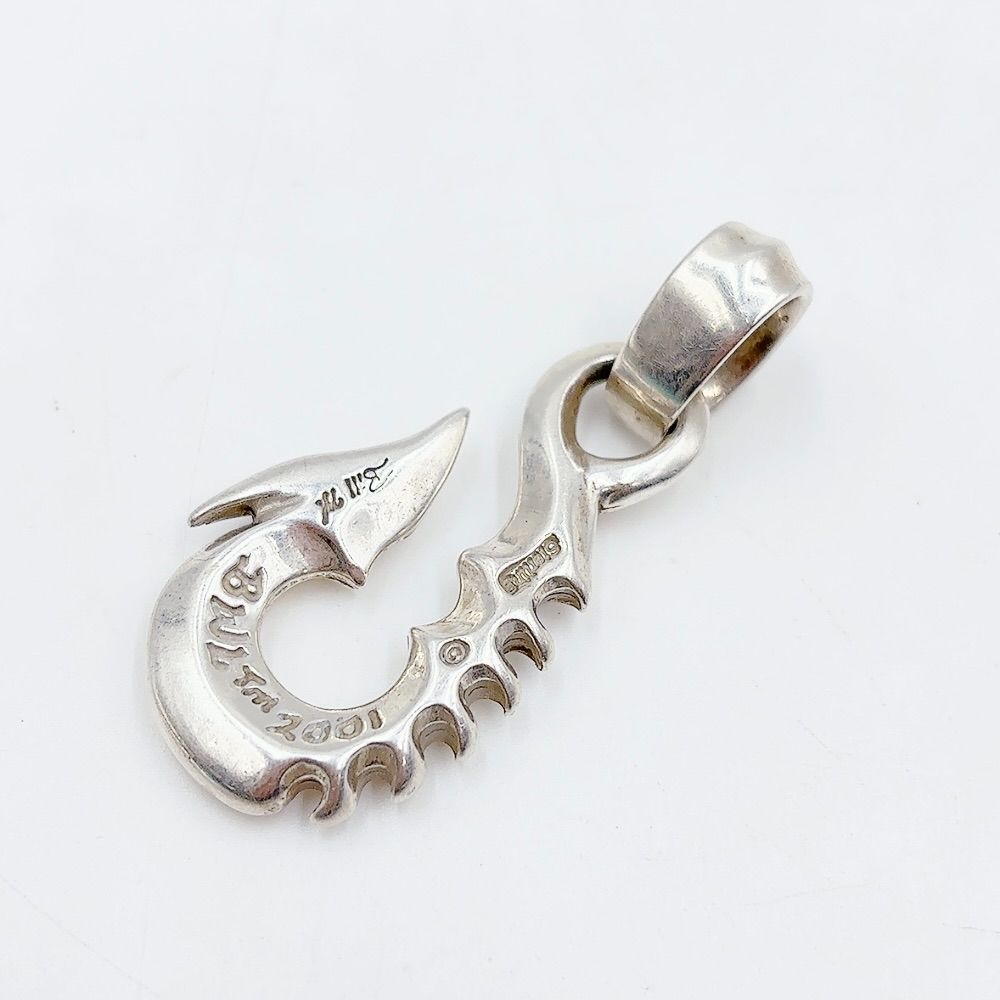 BILL WALL LEATHER】2001 FISH HOOK W/LARGE BAIL PENDANT フィッシュ 