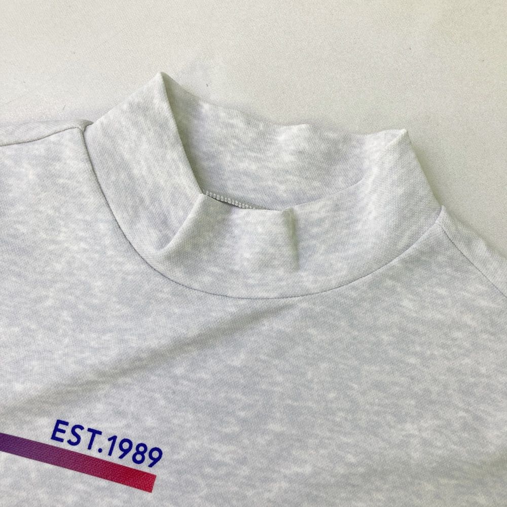 サイズ 0 PEARLY GATES パーリーゲイツ PGPRO ハイネック 半袖Tシャツ 総柄 グレー系 240101423561 ゴルフウェア レディース ストスト LLC-HASEGAWATOSO_COM
