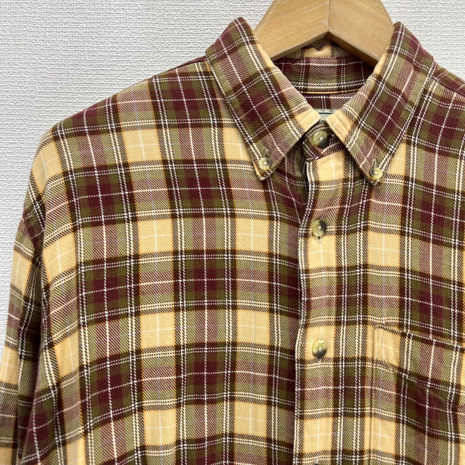 L.L Bean エルエルビーン ネルシャツ 長袖シャツ チェック M