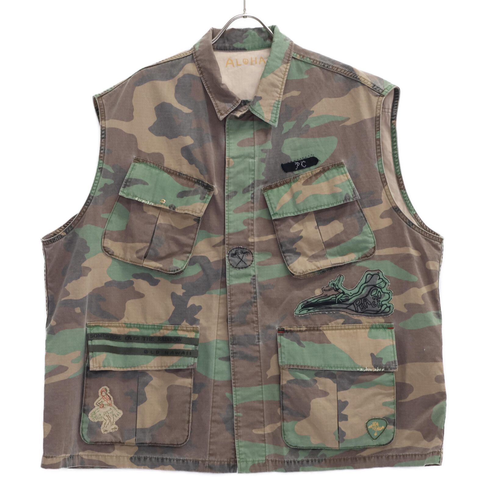 ポータークラシック ALOHAカモフラミリタリージャケット 4 XL porter classic ポータークラシック ALOHAカモフラミリタリー