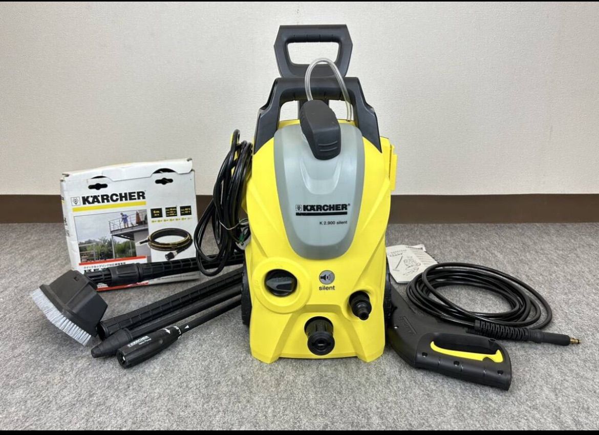 KARCHER K2.900 60HZ YELLOW F12UA16 美品 KARCHER ケルヒャー K2.900 