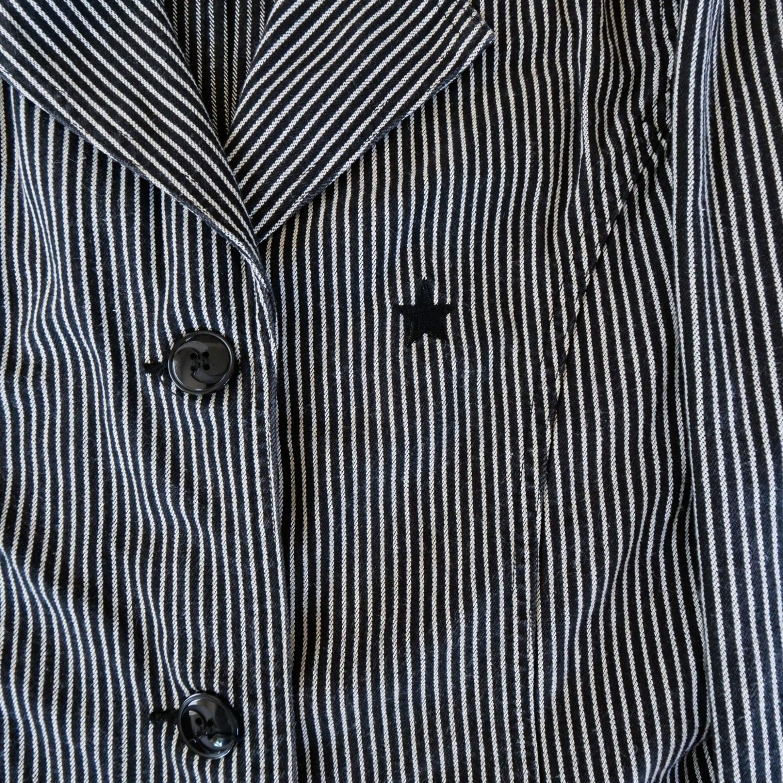 NEIGHBORHOOD ネイバーフッド ヒッコリーストライプ カバーオール ワークウェア sizeM NEIGHBORHOOD - NEIGHBORHOODarchive SAVAGE SVG-JK-01 ヒッコリー