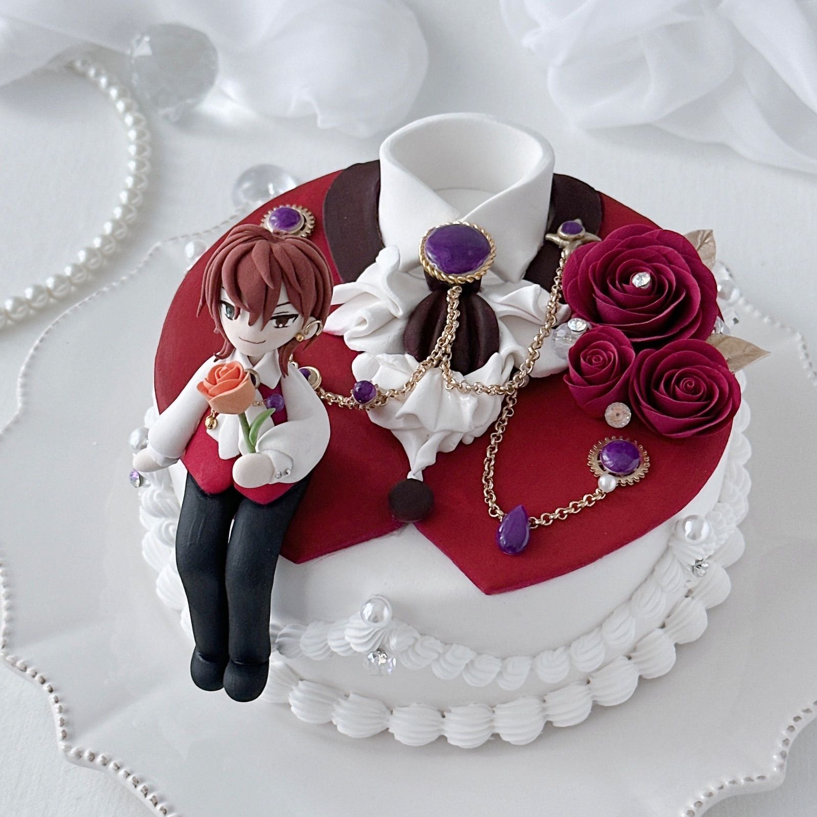 No.257 に***様専用 オーダークレイケーキ 衣装ケーキ - メルカリ