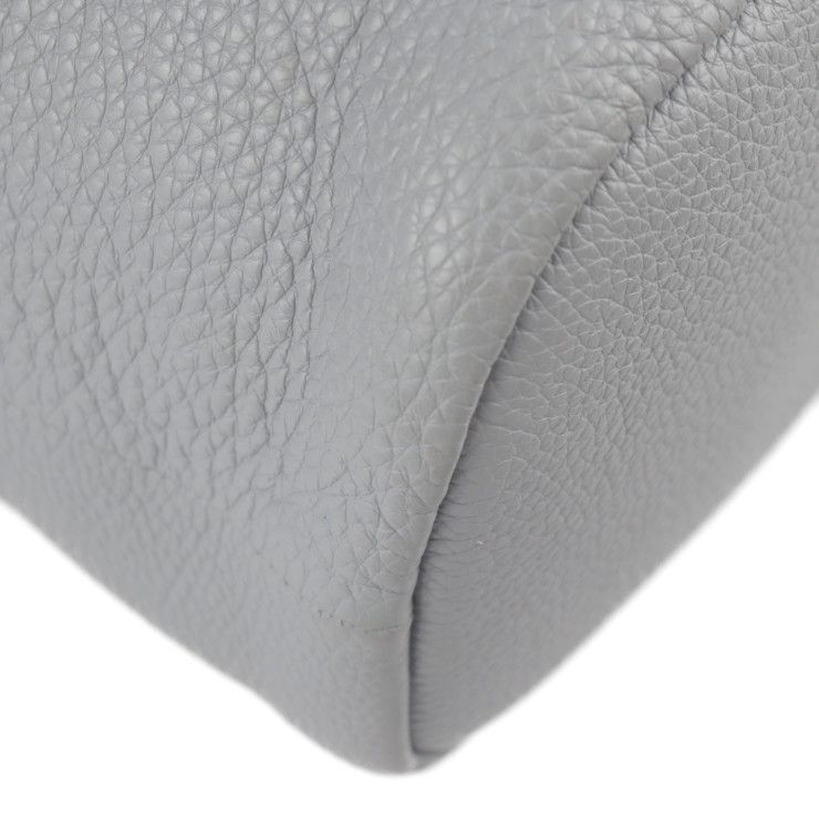 PRADA プラダ バケットバッグ ショルダーバッグ 1BE060 レザー グレー 