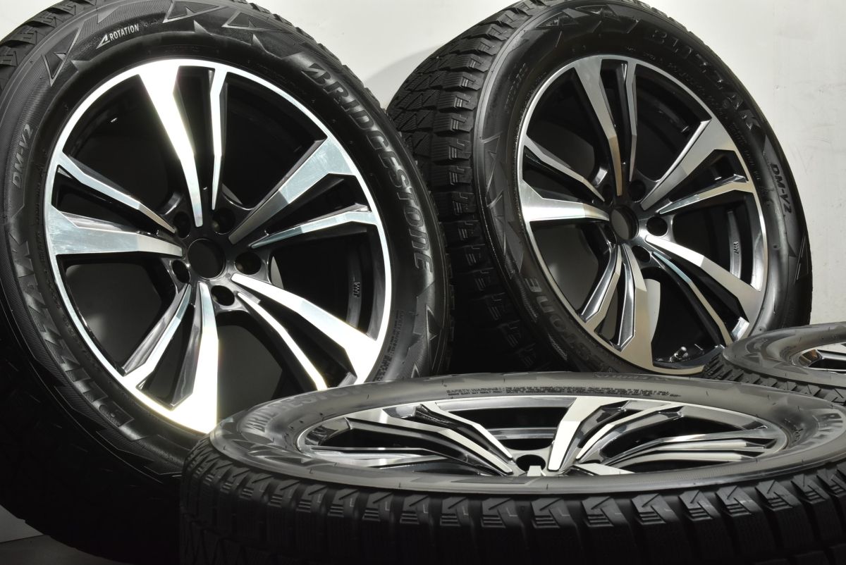 バリ溝 スマートライン 19in 8.5J 32 PCD112 ブリヂストン ブリザック DM-V2 265 55R19 BMW X7 スタッドレス 交換用