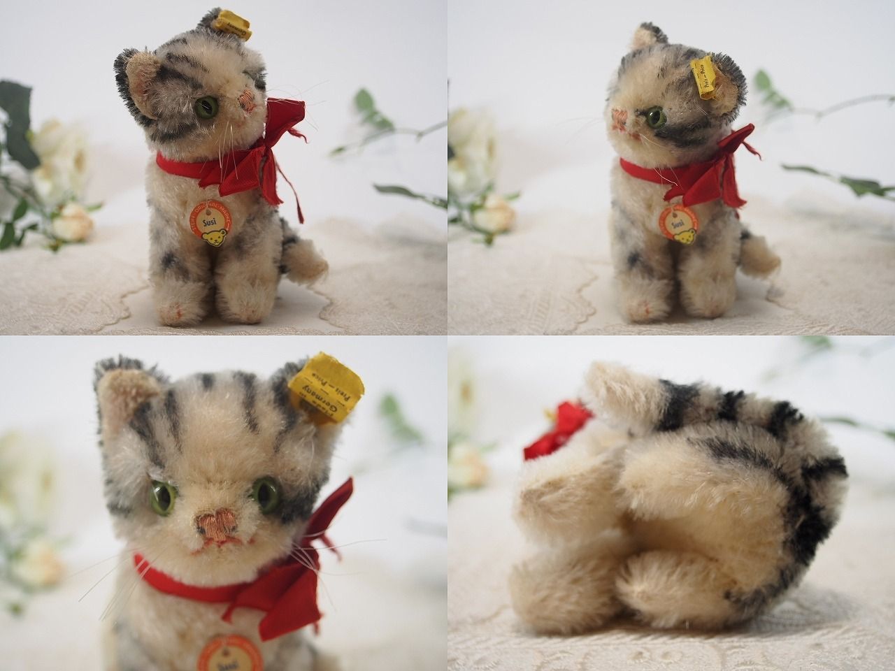 Steiff - シュタイフ★Susi Cat 14cm★ネコのスージー/キャット/猫★ビンテージ Steiff - シュタイフ☆Susi Cat 14cm☆ネコのスージー/キャット