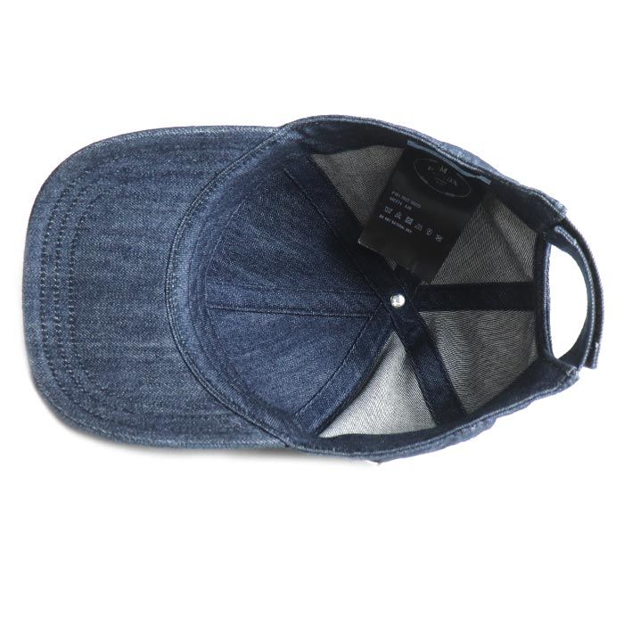 美品PRADA デニムキャップユニセックス