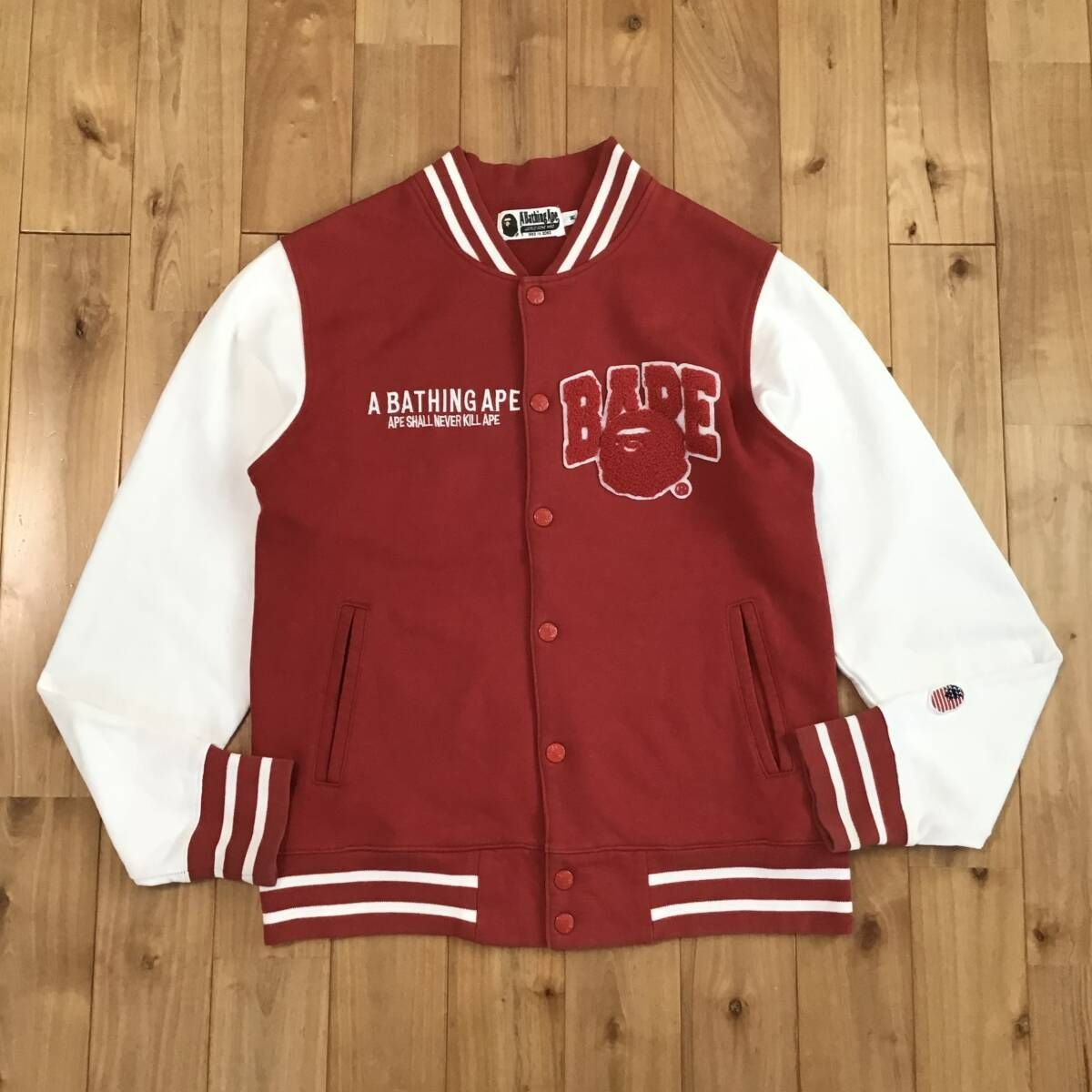 アベイシングエイプ スウェットスタジャン サイズL NIGO ファレル BAPE